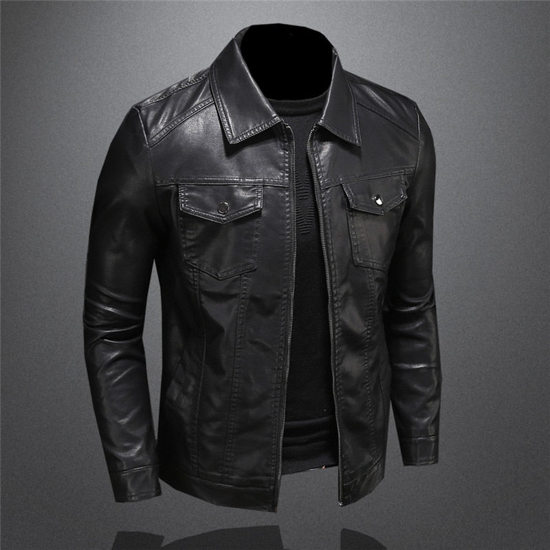 Simon | Veste en Cuir Artisanale pour Homme