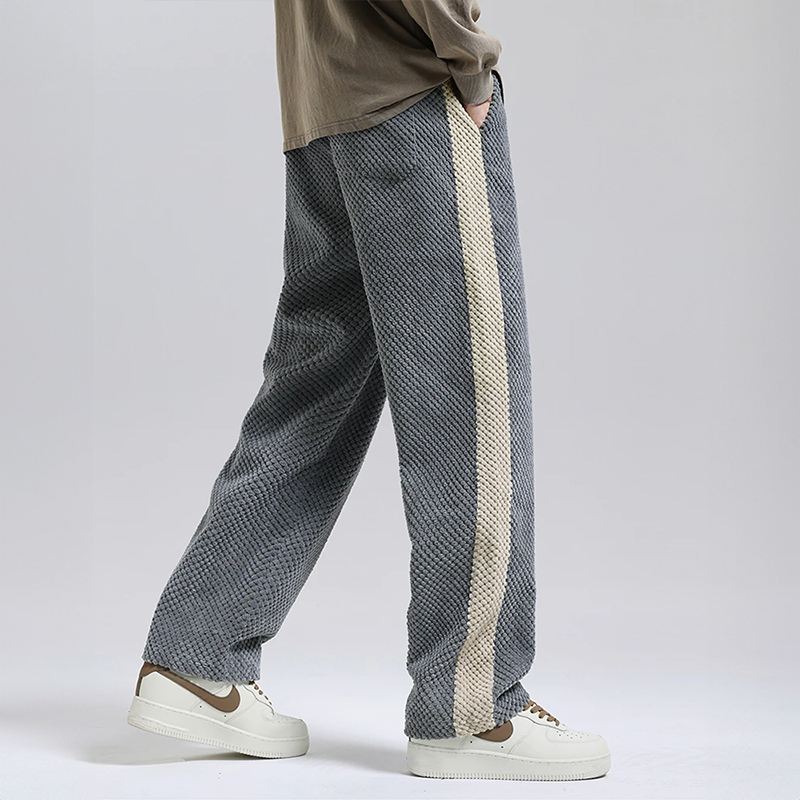 Lorance™ Joggers en velours côtelé en nid d'abeille